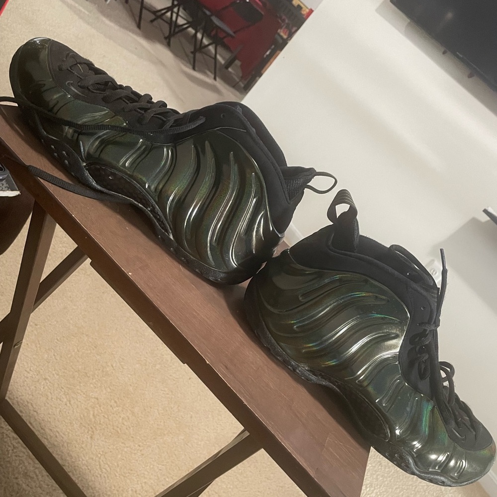 Nike Air Foamposite One Legion Green Men's - 314996-301 size 13 great shape
